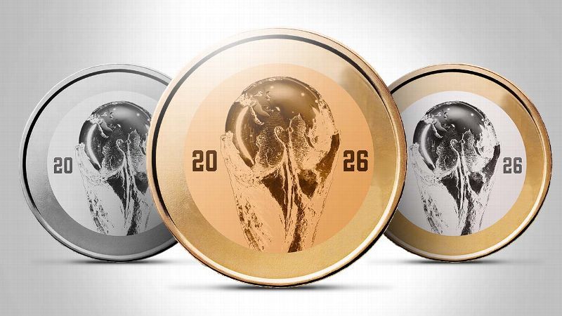 ¿Cómo serán las monedas conmemorativas de la Copa del Mundo 2026?