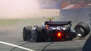 F1: Oliver Bearman destruyó su Haas en Australia