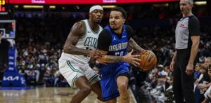 Magic asegura 7mo lugar en el Este con victoria 96-76 sobre Celtics