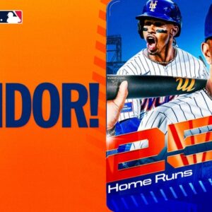 Francisco Lindor llega a 250 HR con un HR de oro