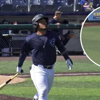 ¿Jonrón de oro y bat flip ÉPICO? Prospecto Michael Arroyo dio una “clase”