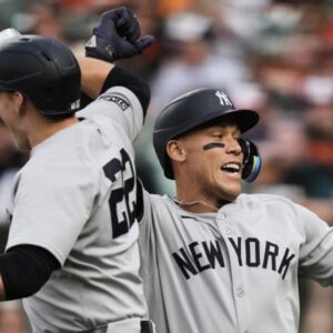Yanquis pegan seis jonrones y ganan por paliza a los Orioles