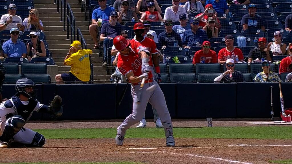 Mike Trout detona su segundo jonrón en el juego