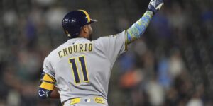Chourio conecta jonrón y remolca 5 en paliza de Cerveceros sobre Rockies