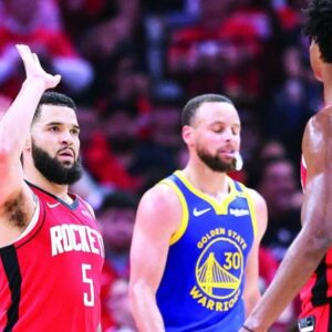 Los Rockets superan a los Warriors y se mantienen con vida en su serie de playoffs