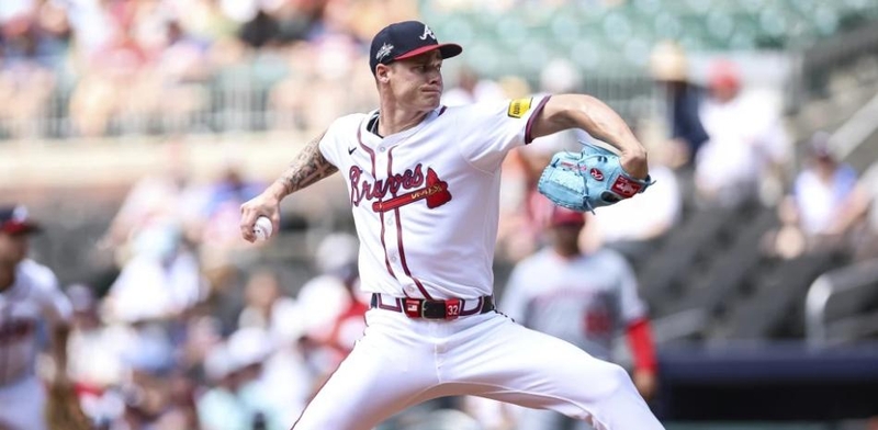 Con 6 sólidas entradas de Smith-Shawver, Bravos vencen 5-2 a Nacionales