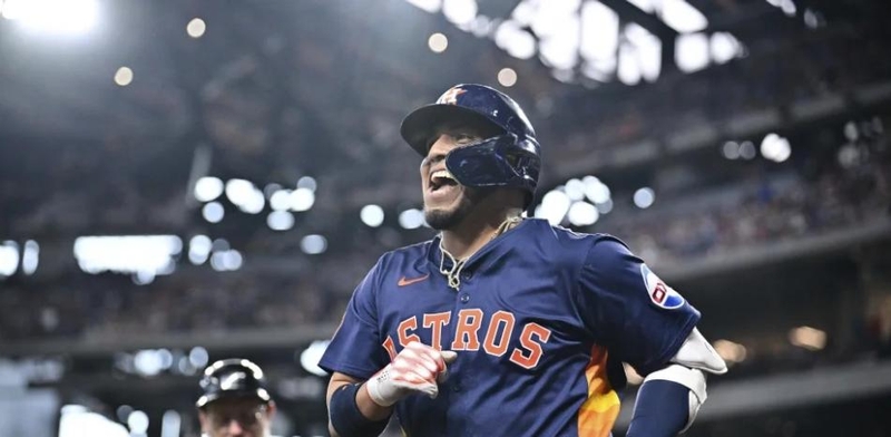 Paredes impulsa victoria de Astros sobre Rangers, Díaz rompe sin hit de Leiter con Hr. en la séptima