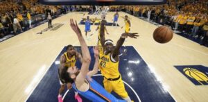 Indiana sorprende al Thunder y toma la delantera en La Final