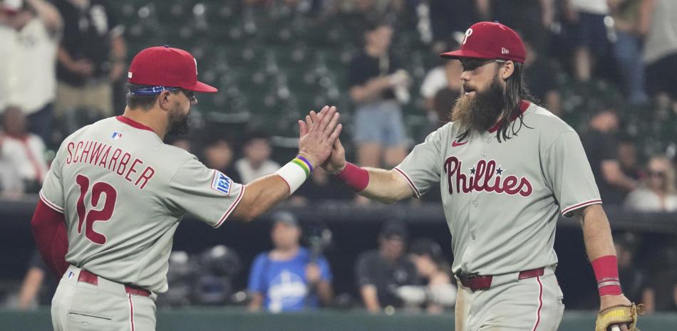 Kyle Schwarber y Jesús Luzardo dan victoria 6-3 a Filis sobre Medias Blancas