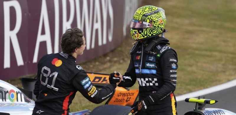 Norris gana bajo la lluvia el emocionante Gran Premio de Gran Bretaña
