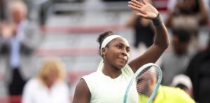 Coco Gauff supera 14 dobles faltas
