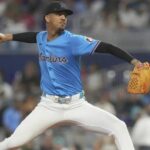 Eury Pérez domina a los Azulejos; Marsee guía ofensiva