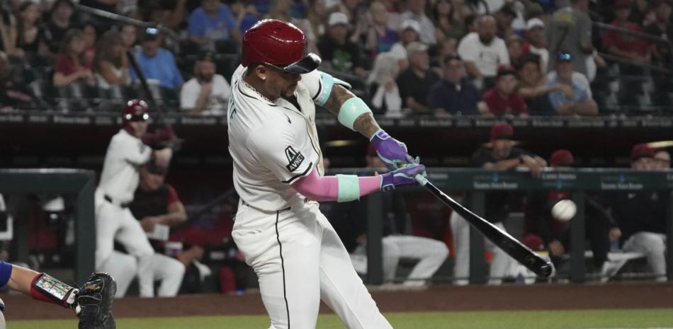 Ketel Marte y Geraldo Perdomo jonronean, pero Arizona cae ante Texas