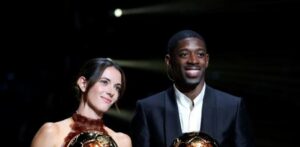 Dembelé y Bonmati conquistan los balones de oro en el fútbol