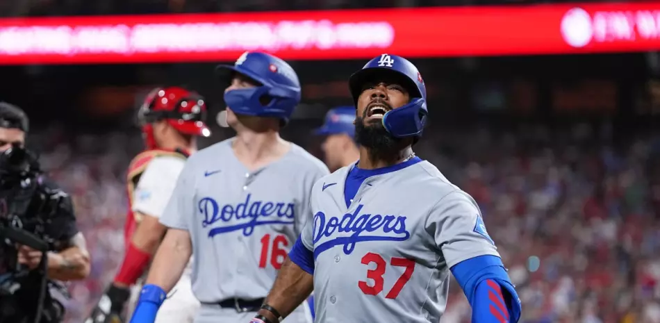 Teoscar Hernández decide con jonrón triunfo de Dodgers en juego 1 sobre Filis