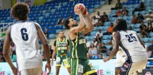 Juan Guerrero, con 23 puntos y 12 rebotes, pone a San Carlos en primer lugar al superar