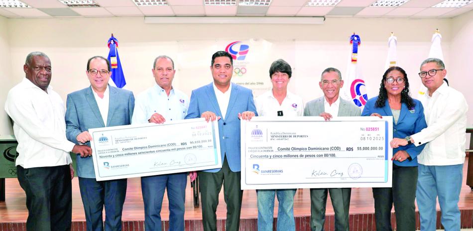 Miderec entrega 95 millones al COD para preparación de los atletas