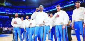 Thunder inicia defensa de su título de la NBA con triunfo sobre los Rockets