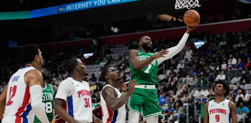 Cunningham conduce a Pistons sobre Celtics a pesar de los 41 tantos de Jaylen Brown