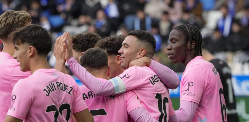 El Celta encadena tres victorias ligueras fuera de casa casi ocho años después