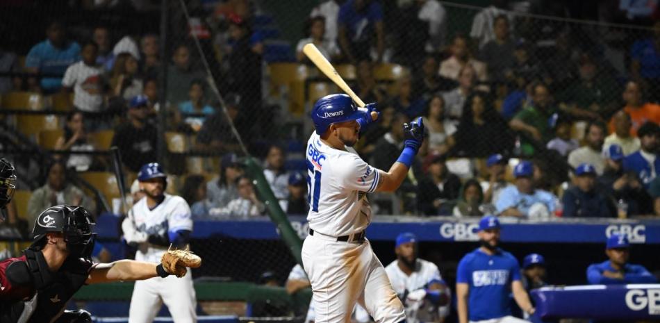 Cristhian Adames, con un sencillo, deja en el terreno a Gigantes y el Licey se impone