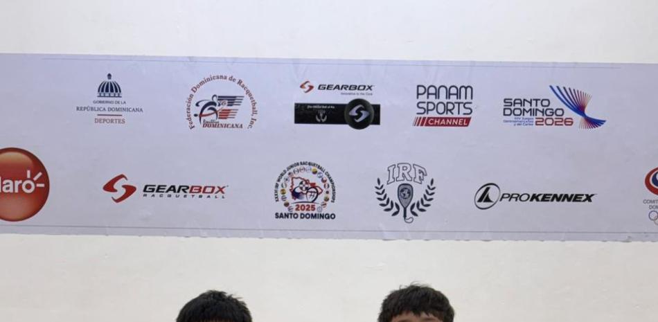 Dupla de Costa Rica vence a la de EU en el Mundial de Racquetbol Juvenil