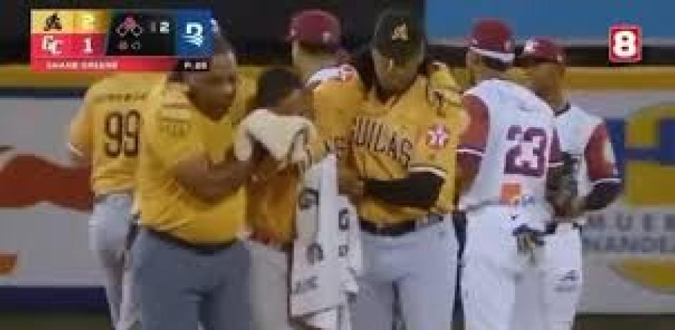 Pelotero Alberto Rodríguez recibe sutura en pómulo izquierdo y está en condiciones estable