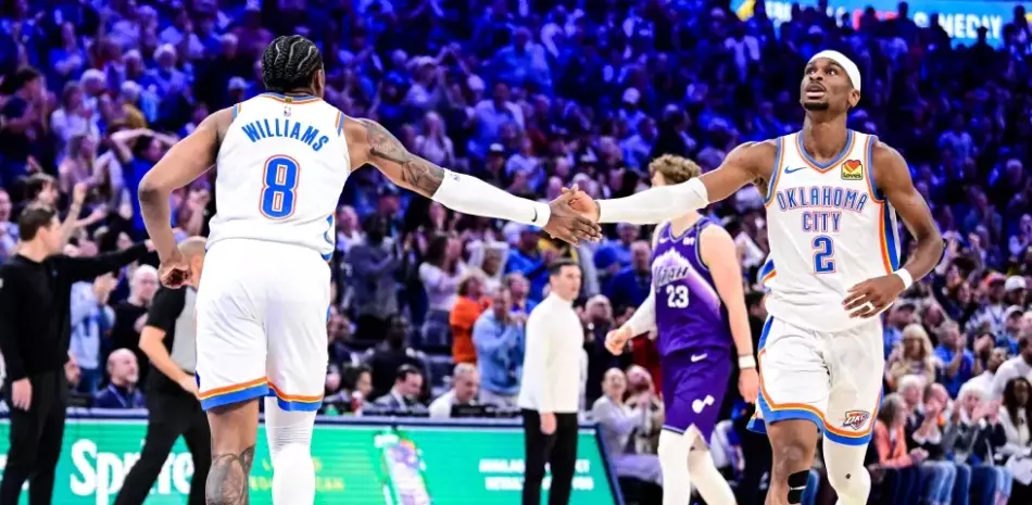 SGA rescata a los Thunder y Spurs tumban a unos Lakers sin LeBron