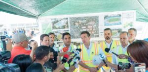 Ministro Ito Bisonó recorre obras para los Juegos Centroamericanos y del Caribe 2026