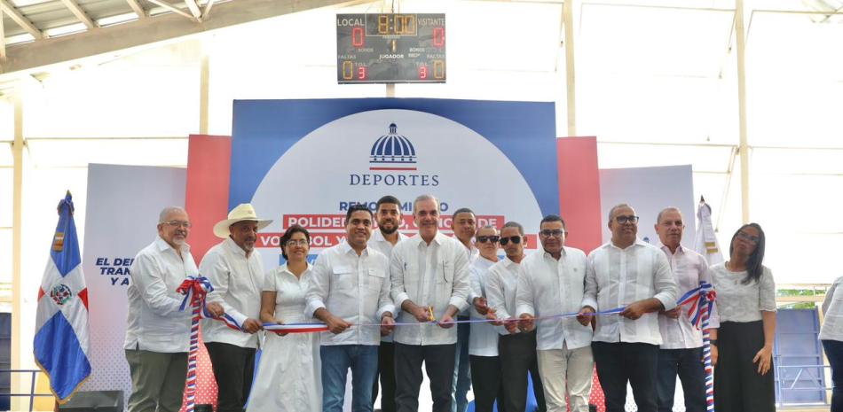Presidente Abinader entrega obras deportivas en Dajabón con inversión de 43.5 millones de pesos