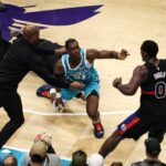 La NBA suspende a cuatro jugadores por pelea entre Pistons y Hornets
