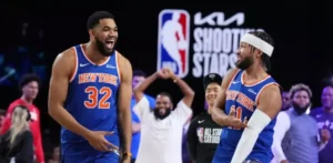 Equipo de los Knicks, con Towns, se corona en la competencia de lances del All Star
