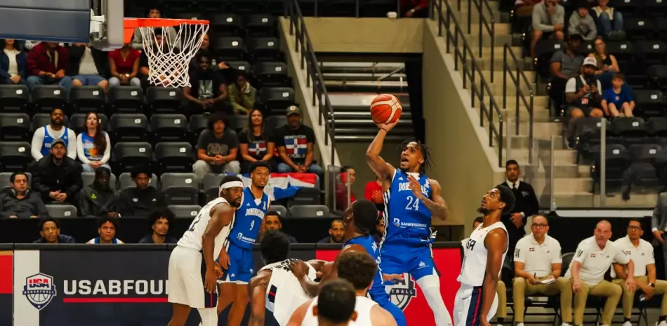 Jassel Pérez lidera el paso, Dominicana vence a Estados Unidos en ventana de la FIBA