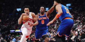 Towns, con 21 puntos y 13 rebotes, ayuda al triunfo 40 de los Knicks en la NBA