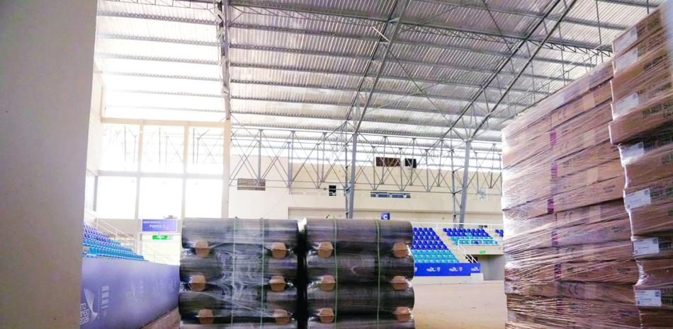 Pabellón de Voleibol recibe equipamiento para juegos de Santo Domingo 2026