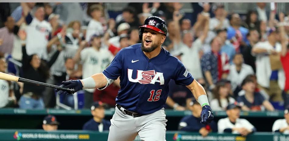 Schwarber pega jonrón para liderar segundo triunfo de EE.UU. sobre Gran Bretaña