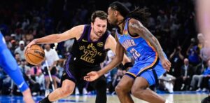 Luka Doncic sufre una lesión derrota contundente ante Thunder