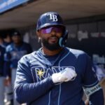 Junior Caminero se estrena con jonrón para los Rays