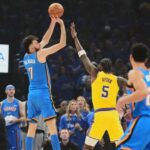 Holmgren anota 24 y los Thunder vencen Lakers en inicio semifinales Conferencia Oeste