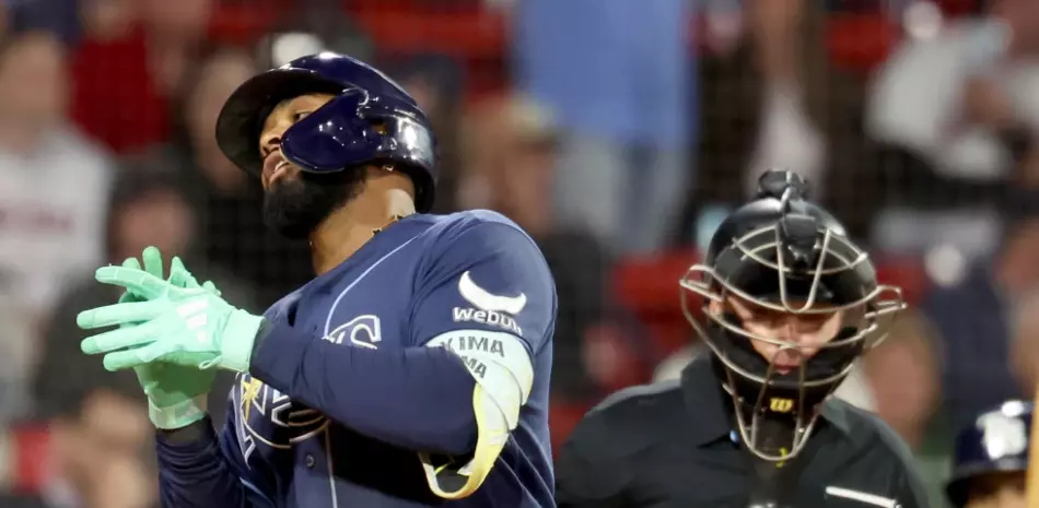 Caminero conecta cuadrangular, Rays superan a Boston en 7ma. victoria seguida