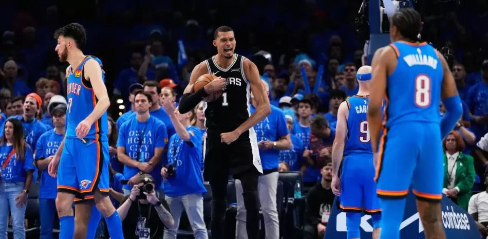 Wembanyama anota 41 y decide triunfo de Spurs sobre OKC
