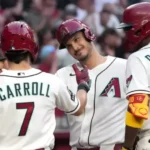 Nolan Arenado da jonrón con bases llenas y Arizona vence 12-2 a los Gigantes