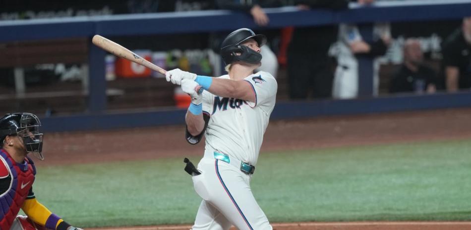 Stowers y Caissie dan H4 en blanqueada de los Marlins sobre Arizona