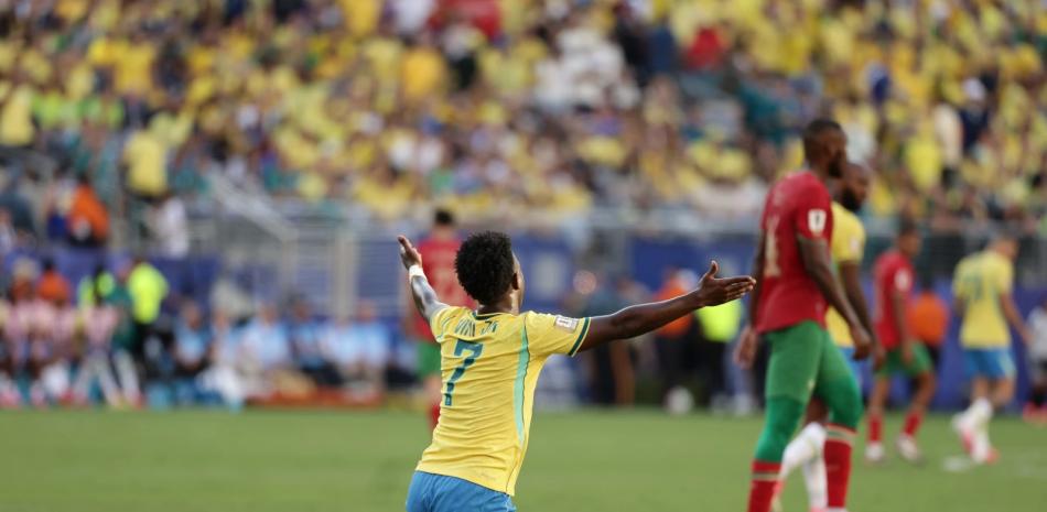 Brasil logra un empate 1-1 contra Marruecos en su debut en el Mundial; Vinícius anota gol