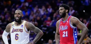 Sixers celebran la llegada de LeBron James con una foto de coronación