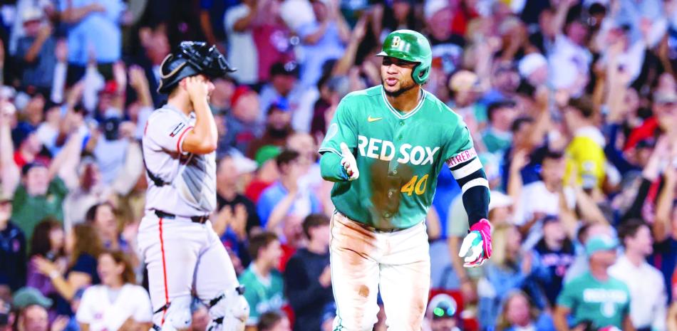 Medias Rojas ganan 6-4 a Gigantes, Devers regresa con jonrón al Fenway Park