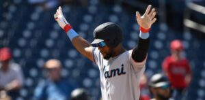 Otto López jonronea en remontada de los Marlins ante Nacionales