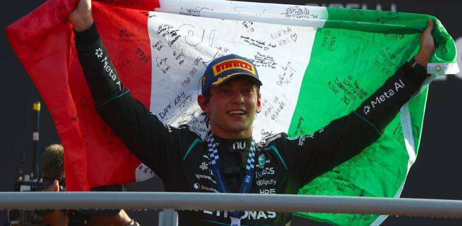 Kimi Antonelli triunfa y da pasos gigantes para ser el más joven en ganar campeonato Fórmula 1