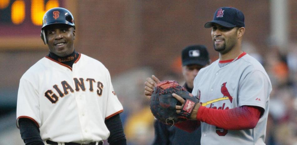 Albert Pujols daría su voto a Barry Bonds y Samm