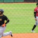 Jorge Bonifacio pega jonrón y las Águilas vencen de nuevo a los Gigantes en pretemporada